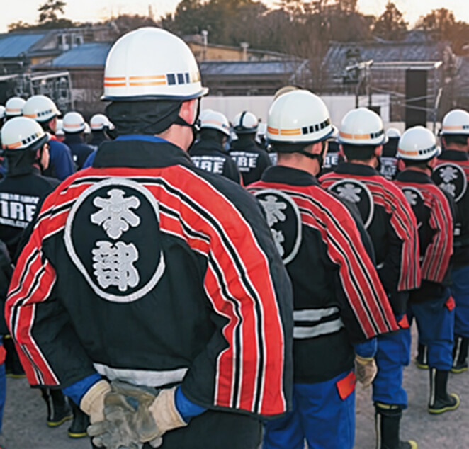 Fire Brigade Send-off Ceremony (Mount Wakakusa Foothill Area)
